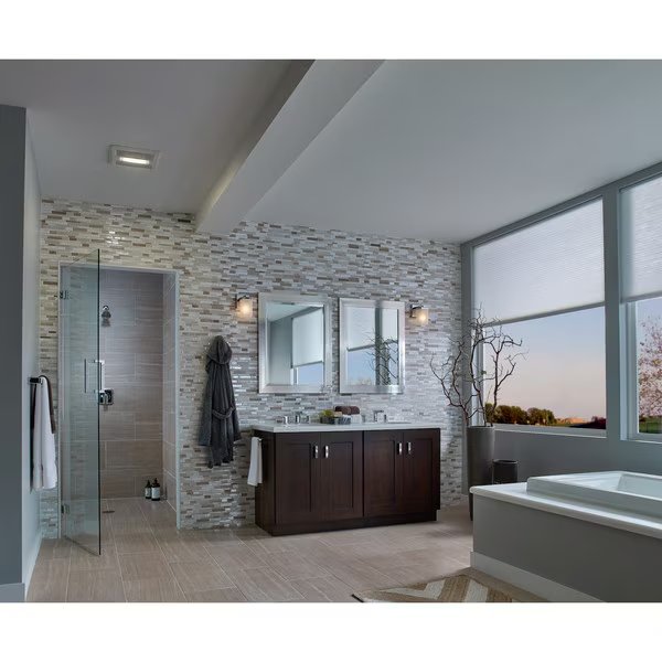 Flex Series 80 CFM 0.7 Sones Humidity Sensing Ventilation Fan Light Energy Star, Broan, Mfr#: AE80SL